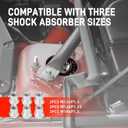 Bevinsee Front Adjustable Camber Plates Compatible with E90 E91 E92 E93 E81 E82 E87 E88 RWD X1 E84, Replaced 31306775098, 31306760943