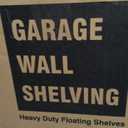 2-Pack 1.5x4ft Heavy Duty Garage Wall Shelving, 500 lbs Load Capacity, Garage Shelving Wall Mounted, Garage Storage Rack with Hooks, Black