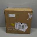 ComSaf 1.2 QT Glass Storage Containers with Lids, Glass Jars with Lids, Clear Food Jar, Square Canister Set of 5, Pantry Organizers and Storage for Cookie Flour Oat Pasta Tea Coffee Bean