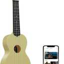 Kala Brand Music Co. The Waterman Beach Collection, 4-String Ukulele, Right, Starlight Yellow, Soprano (KA-WMG-YL-S)