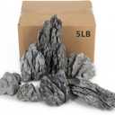 Aquarium Rocks Seiryu Stones Natural Hardscape Stone for Aquariums, Fish Tanks, Bonsai, Terrariums, Wargaming Dioramas, Indoor or Outdoor Gardens-5lb(2-6 Inch)