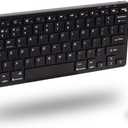 Wireless Keyboard and Mouse, 2.4G Ergonomic Bluetooth Keyboard and Mouse Set, Silent Rechargeable Wireless Keyboard and Mouse Slim for Windows, Mac, PC, Laptop, Tablet - Black, Gift for Kids Adults