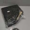 1-Pack Leather Front Car Seat Covers - Bottom Car Seat Covers Fully Wrapped, Non-Slip and Waterproof, Fits Most Vehicles Black