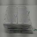 SNSLXH 5 Pack Stackable Closet Storage Basket, Multifunctional & Foldable Closet Organizer for Bathroom Kitchen Laundry Room Wardrobe Storage, Space-Saving Clothes Storage Drawer Organizer, Gray