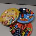 Zhehao 60 Pcs Spider Party Plates Theme Hero Party Round Disposable Dinner Paper Plates Red Blue Yellow Decorative Tableware for Baby Shower Supplies Birthday Decorations