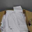 Fitable White Tablecloths for Rectangle Tables, 6 Pack - 70 x 120 Inches - Reusable and Washable Table Clothes for 6-8 Ft Tables, Polyester Fabric Table Covers for Wedding, Party, Banquet