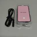 Safety Energy-saving Heater Mini Portable Room Office Desktop Electric Fan Heater Air Warmer (Pink)