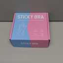 Double Sided Sticky Bra Inserts, Reusable Adhesive Push up Sticky Bra Pads for Women Bikini Swimsuit Strapless Bras (Skin Tone, Size: B)