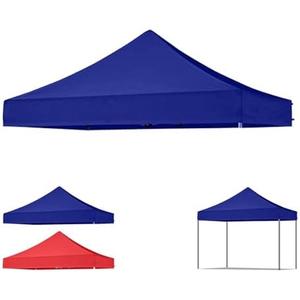 Canopy Replacement Top Only,Canopy Cover Waterproof Sunshade Top Outdoor Canopys Replacement Parts,for Commercial Instant Outdoor Portable Patio Lawns Gazebo Outside Camping (Blue 6x6ft)