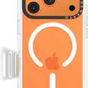 ORNARTO Air Case for iPhone 17 Pro Max Clear | Military-Grade Drop Protection | Camera Control Button | Compatible with MagSafe | Built-in Air Phone Cover - White