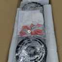 Black Pendant Lights Kitchen Island - Seeded Glass Pendant Light Fixture Multiple Stems Rods (3 Pack with Rod seeded Glass)