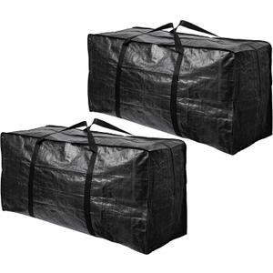 Pack XXL Jumbo Extra Large Heavy Duty Stronger Handles Storage Bags Moving Totes Zippered Reusable Wrap Around Handle Storage Totes