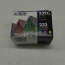 EPSON 232 Claria Ink High Capacity Black & Standard Color Cartridge Combo Pack (T232XL-BCS) Works with WorkForce WF-2930, WF-2950, Expression XP-4200, XP-4205