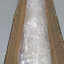 Boshen 3FTx6.5FT Crystal Beaded Curtain Door Beads 36 Strands Clear Acrylic Beads Hanging Room Divider Crystal Iridescent Diamond Cut Curtain Doorway Curtain for Room Doorway Divider Party Decor, 35.4"W x 78"L