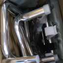 DMI Tub Transfer Bench and Shower Chair with Non Slip Aluminum Body, FSA Eligible, Adjustable Seat Height and Cut Out Access, Holds Weight up to 400 Lbs, Bath and Shower Safety, Transfer Bench