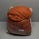 ROSGONIA California King Comforter Set Burnt Orange,3pcs(1 Boho Terracotta Cal King Comforter & 2 Pillowcases),All Season Rust Blanket Quilt Oversized