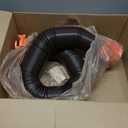 Camco RhinoFLEX 10 Camper/RV Sewer Hose Extension - Features Collapsible Design for RV Storage - Includes Pre-Attached Lug & Bayonet Fitting -Heavy Duty Polyolefin & Reinforced w/Steel Wire (39774)