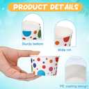 Boao 200 Set 5 oz Ice Cream Cups with Spoons Disposable Paper Sundae Dessert Bowls Summer Party Supplies (Bright Style)