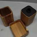 Bathroom Accessory Set Acacia Wood 3 Pieces Includes Bathroom Soap Dispenser, Bathroom Tumbler, Soap Dish Accessories for Bathroom Decor and House Warming Gift