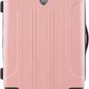 Travelers Club Chicago Hardside Expandable Spinner Luggage, Rose Gold, 22" Carry-On