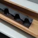 Fitvids 100 LB Rubber Coated Hex Dumbbell Set with Storage Rack, 5-25LB Hand Weight Set with Anti-Slip Grip for Home Gym