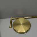 KES Gold Toilet Paper Holder Free Standing SUS 304 Stainless Steel Rustproof Pedestal Lavatory Tissue Roll Holder Floor Stand Modern Brushed Gold Finish, BPH283S1-BZ  Brushed Gold, 20.2" H