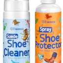 3 x Professional Suede & Nubuck Cleaner and Protector Kit (2 x 6.76oz) – Ultimate Shoe Care Set: Stain Remover & Waterproof Spray for Boots, Sneakers, Handbags and Jackets