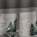 ARKENY Christmas Kitchen Towels Set of 2, Green Xmas Tree Snowflake Dish Towels 18x26 Inch Drying Dishcloth, Farmhouse Nobel Home Decoration AD140 (Green Two Piece)