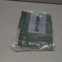 2 Pcs Interoffice Mailer Canvas Transit Sack Zipper Bag 18" x 14" Large Zipper Pouch with Grommet Interoffice Mail Bag (Green)