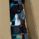 Hinged Post OP Knee Brace, ROM Knee Immobilizer Leg Braces Orthopedic Patella Knee Support Orthosis for ACL, PCL, MCL Injury, Meniscus Tear, Adjustable for Left Leg and Right Leg,One Size