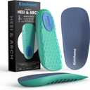 Plantar Fasciitis Insoles - 3/4 Heel Cup Cushions with Arch Support for Heel Pain, Plantar Fasciitis Relief, Heel Spur, Arch Pain and Heel Aggravation - Women's 10.5-13.5, Men's 8.5-12, Blue