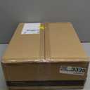 UpgradedDimmable Gold Floor Lamps for Living Room, 11W LED Bulb Included, Modern Standing Lamp with Marble Base, Tall Pole Light with White Linen Shade for Bedroom Reading Office Corner Nursery