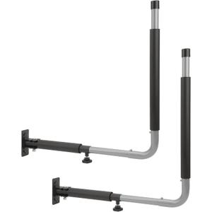 Car Roof Box Wall Mount Rack, High Strength Foldable Telescopic 50KG Load Bearing Car Kayak Storage Hooks Hanger for Canoes Surfboard
