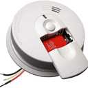 Kidde i4618AC Battery Powered Hardwire Smoke Alarm, 4 Pack