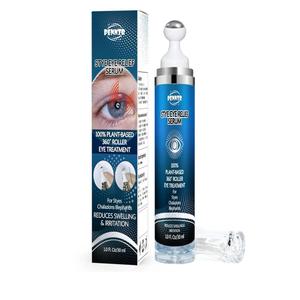 Eye Serum, Suit for Stye Syes, Soothing & Moisturizing with 360° Roller, Plant-Based Formula for Daily Use 15ml
