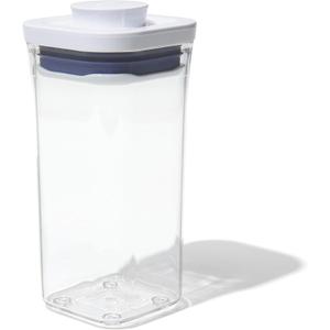OXO Good Grips POP Container - Airtight Food Storage - Mini Square Short 0.5 Qt Ideal for 1 lb of baking soda or 14 oz of grains