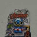 JA-RU Marvel Avengers Figures Large 5.5" Foam Ball (1 Captain America) Squishy Toy Action Super Hero Spiderman, Hulk, Iron Man & Black Panther. Fidget Ball Stress Toy D-6821-1s