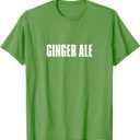 Ginger Ale Thanksgiving Costume Funny Drinks and Beverages T-Shirt Medium Medium