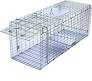 Faicuk Large Collapsible Humane Live Animal Cage Trap for Raccoon, Opossum, Stray Cat, Rabbit, Groundhog and Armadillo 32 x 11 x 13 Inch
