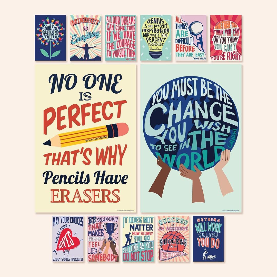 Set of 13 Classroom Posters "(267)"