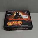 Pumpkin Carving Kit, 21 Pcs Stainless Steel Pumpkin Carving Stencils with 4 Halloween Carving Tools, Easy Safe and Durable for Kids Adults