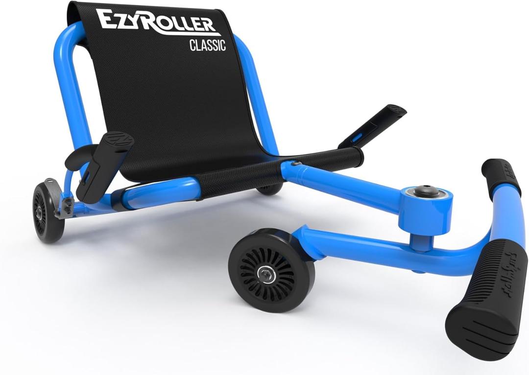 EzyRoller Classic Ride On Scooter for Kids Ages 3+ (Blue)