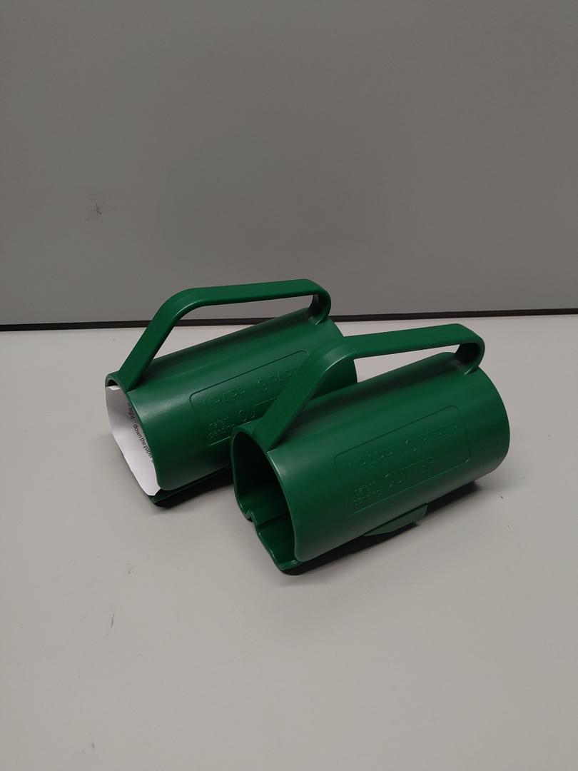 Wrapping Paper Cutter for Christmas Gift Wrap Cutter Tool Tube and Birthday Paper Gift Wrapping Paper Roll Cutter Easy Sliding Crafting Trimmer Slicer, Pack of 2 