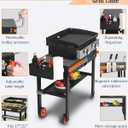 Grill Table and Grill Cover Fit Blackstone Griddle 22” or 17” and stand