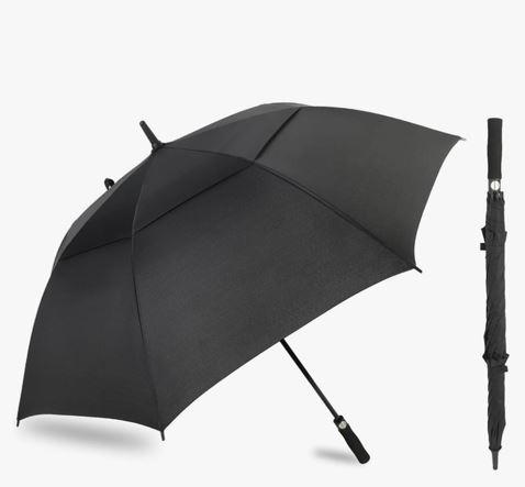 Automatic Open Golf Umbrella, 54/62/68/72 inch Extra Large Oversize Double Canopy Vented Stick Umbrellas, Windproof Waterproof Umbrella for Men And Women
