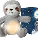 Breathing Stuffed Animal,Soothing Stuffed Animal for Anxiety Relief with Realistic Breathing Motion, Calming Music, Gentle Lights,Machine Washable,Ideal for Baby Adult and Relaxation (Sloth)