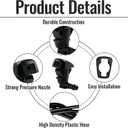 EDIETH 8E5Z17603A Windshield Washer Nozzles Kit with Hose & Adapters for Ford Fusion Mercury Milan Lincoln MKZ 2008 2009 2010 2011 2012 Replaces 8E5Z-17603-A Easy to Install