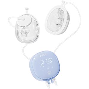 NCVI Electric Breast Pump Hands-Free, Wearable Breast Pump with 21/24mm Flange, Hospital-Grade Materal, BPA Free, Portable Breastfeeding Pump with 4 Modes 9 Levels for Home, Office and Nursing Room