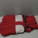 SUNFURA Dog Coat for Large Dogs, Warm Pet Jacket Winter with Harness Built in, Waterproof Pet Snow Jacket with Furry Collar, Reflective Fleece Snowsuit for Extra Large Dogs, Burgundy XL