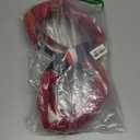 HAOKAY Luxury Fluffy Winter Steering Wheel Cover for Women,Soft Warm Short Plush Steering Wheel Cover Red Fuzzy with Universal 14.5-15 Inch